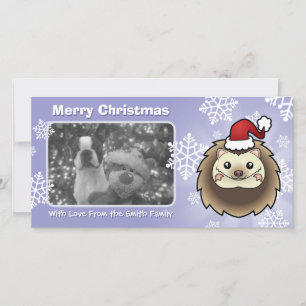 Kerst Dwerg Egel Feestdagenkaart