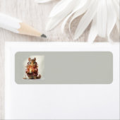 Kerst Eekhoorn Adresetiketten Etiket (Insitu)