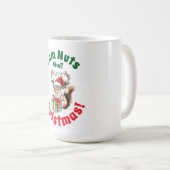 Kerst Eekhoorn & gewei & geschenkdoos Koffiemok (Voorkant rechts)