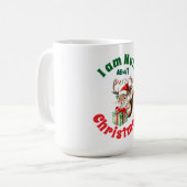 Kerst Eekhoorn & gewei & geschenkdoos Koffiemok (Voorkant links)