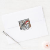 Kerst Eekhoorn Grappige Stickers (Envelop)