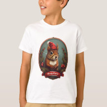Kerst Eekhoorn Lights T-shirt