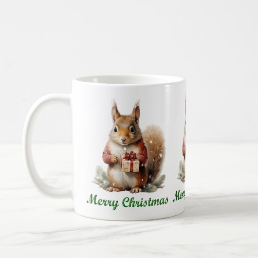 Kerst Eekhoorn Mok (Links)