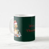 Kerst Eend Koffiemok (Voorkant links)