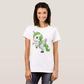 Kerst Eenhoorn Pegasus T-shirt (Voorkant volledig)