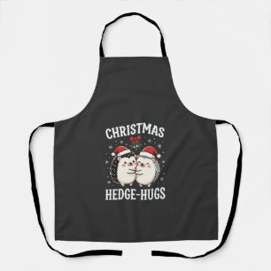 Kerst Egeltje Knuffelt Schattig Egeltje Vakantie Schort