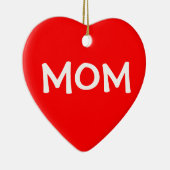 Kerst egoïstische mama keramisch ornament (Rechts)