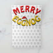 Kerst Eierpunch (Kerst grap) Kerstcadeau Auto Feestdagen Kaart (Binnen)