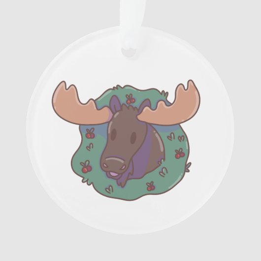 Kerst Eland Ornament (voorkant)