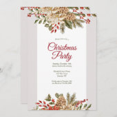 Kerst Elegance uitnodiging (Voorkant / Achterkant)