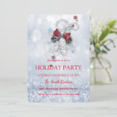 Kerst Elegant Chic Kaart (Staand voorkant)