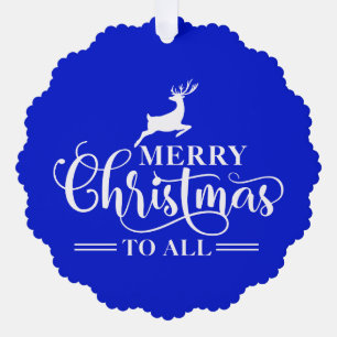 Kerst Elegantie-minimale rendieren ontwerp-familie Ornament Kaart