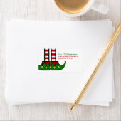 Kerst Elf Adresetiketten Etiket (Insitu)