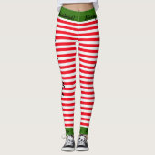 Kerst Elf Crew Leggings Santa Helper JOUW NAAM (Voorkant)