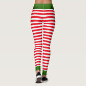Kerst Elf Crew Leggings Santa Helper JOUW NAAM (Achterkant)