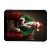 Kerst Elf Donald Trump Magneet (Horizontaal)