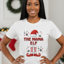 Kerst Elf Familie Matching Grappig Wit