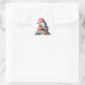 Kerst Elf Huis Stickers (Tas)