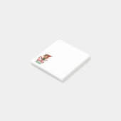 Kerst Elf Kerstmis Post-it® Notes (Schuin)