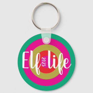 Kerst "Elf leven" Sleutelhanger