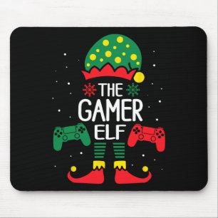 Kerst Elf Matching Gamer Familie Gaming Boys Ki Muismat
