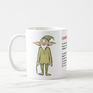 Kerst Elf Noordpool Craftsperson Dictionary Koffiemok