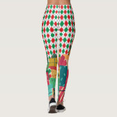 Kerst-elf op de plank Leggings in Cadeaus (Achterkant)