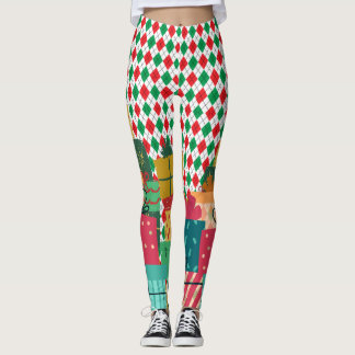 Kerst-elf op de plank Leggings in Cadeaus