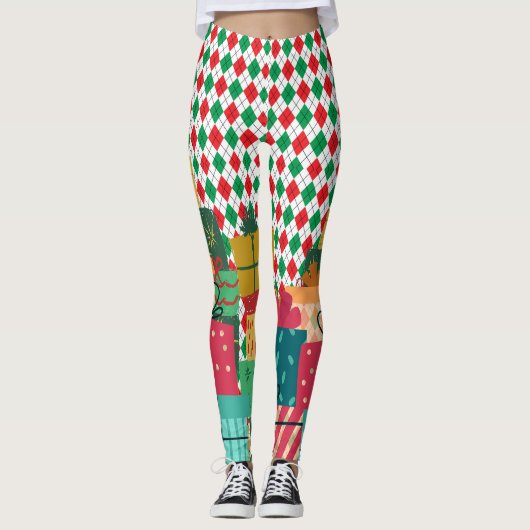 Kerst-elf op de plank Leggings in Cadeaus (Voorkant)