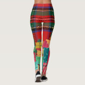 Kerst-elf op de plank Leggings in Cadeaus (Achterkant)