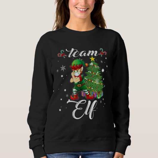 Kerst Elf Team Trui (Voorkant)