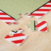 Kerst Elfen paar cadeau Legpuzzel (Zijkant)