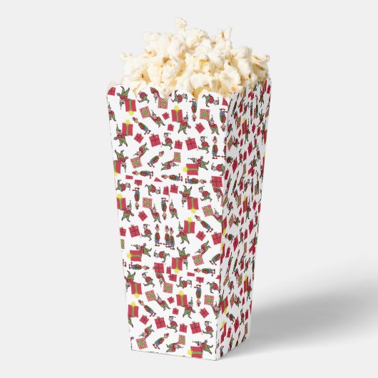 Kerst Elfen popcorn dozen Bedankdoosjes (Popped)