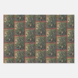 Kerst Elven Wrapping Papier Set 1 Inpakpapier Vel