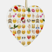 kerst emojis keramisch ornament (Rechts)