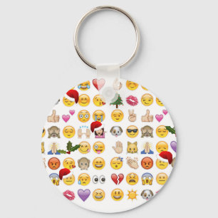 kerst emojis sleutelhanger