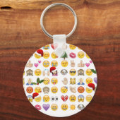 kerst emojis sleutelhanger (Voorkant)
