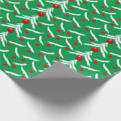 Kerst- en jaarpatroon cadeaupapier (Hoek)