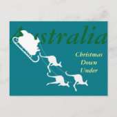 Kerst en Nieuwjaar Australië grafisch briefkaart. Feestdagenkaart (Voorkant)