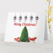 Kerst- en Nieuwjaarskaart Kaart (Gele Bloem)