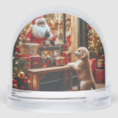 Kerst en wensen sneeuwbol (Achterkant)