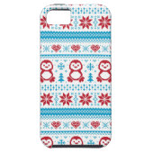 Kerst- en winterbreiwerk Case-Mate iPhone case (Achterkant)