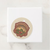 Kerst en Yule Zegeningen Stijl Labels (In situ)