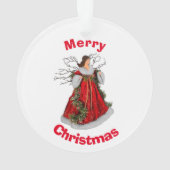 Kerst Engel Acryl Ornament (achterkant)