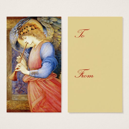 Kerst Engel Gift Labels Behuizing Kaarten Fine Art Visitekaartjes (Voorkant /achterkant)