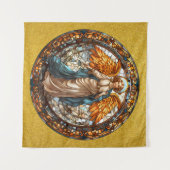 Kerst Engel Tapestry Wandkleed (Voorkant (horizontaal))