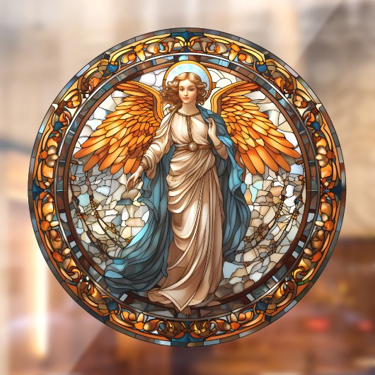 Kerst Engel Venster Cling Raamsticker (Vel 2)