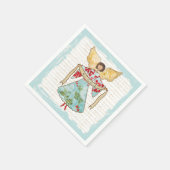 Kerst Engel Vrede op Aarde Servetten (Hoek)