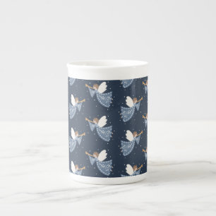 Kerst Engel Vrede op Aarde Vakantie Hartelijk Porselein Kop