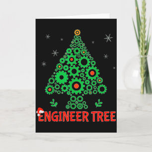 Kerst Engineer Boom _ Werktuigbouwkunde G Kaart